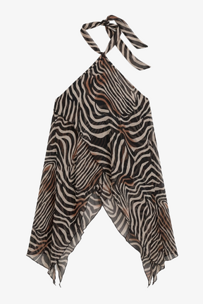 Zebra-Print Beach Set