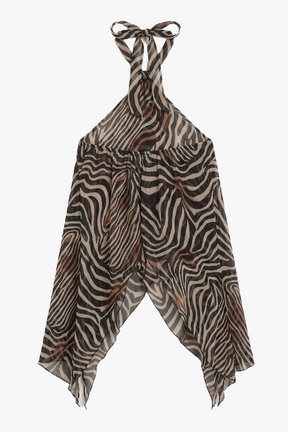 Zebra-Print Beach Set