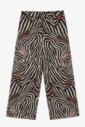 Zebra-Print Beach Set