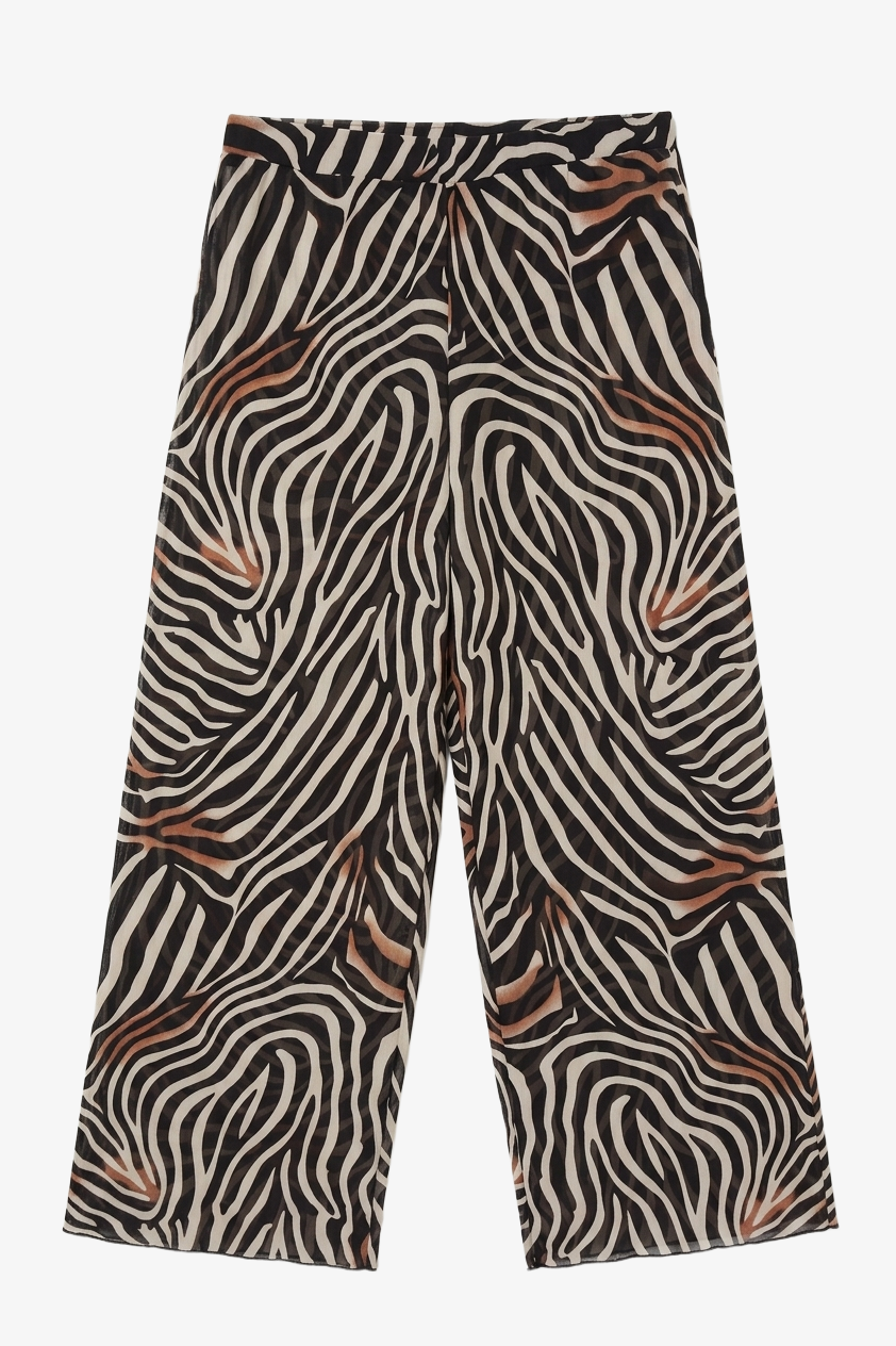 Zebra-Print Beach Set