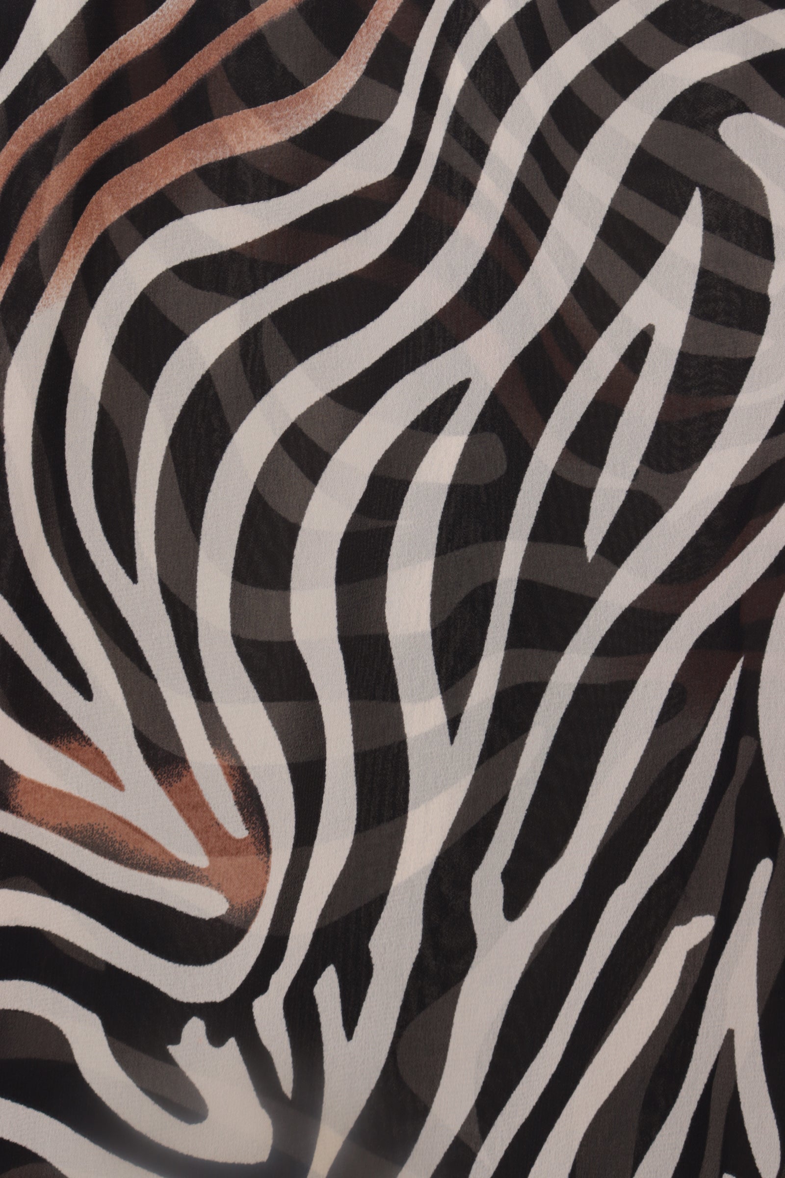 Zebra-Print Beach Dress