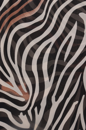 Zebra-Print Beach Dress