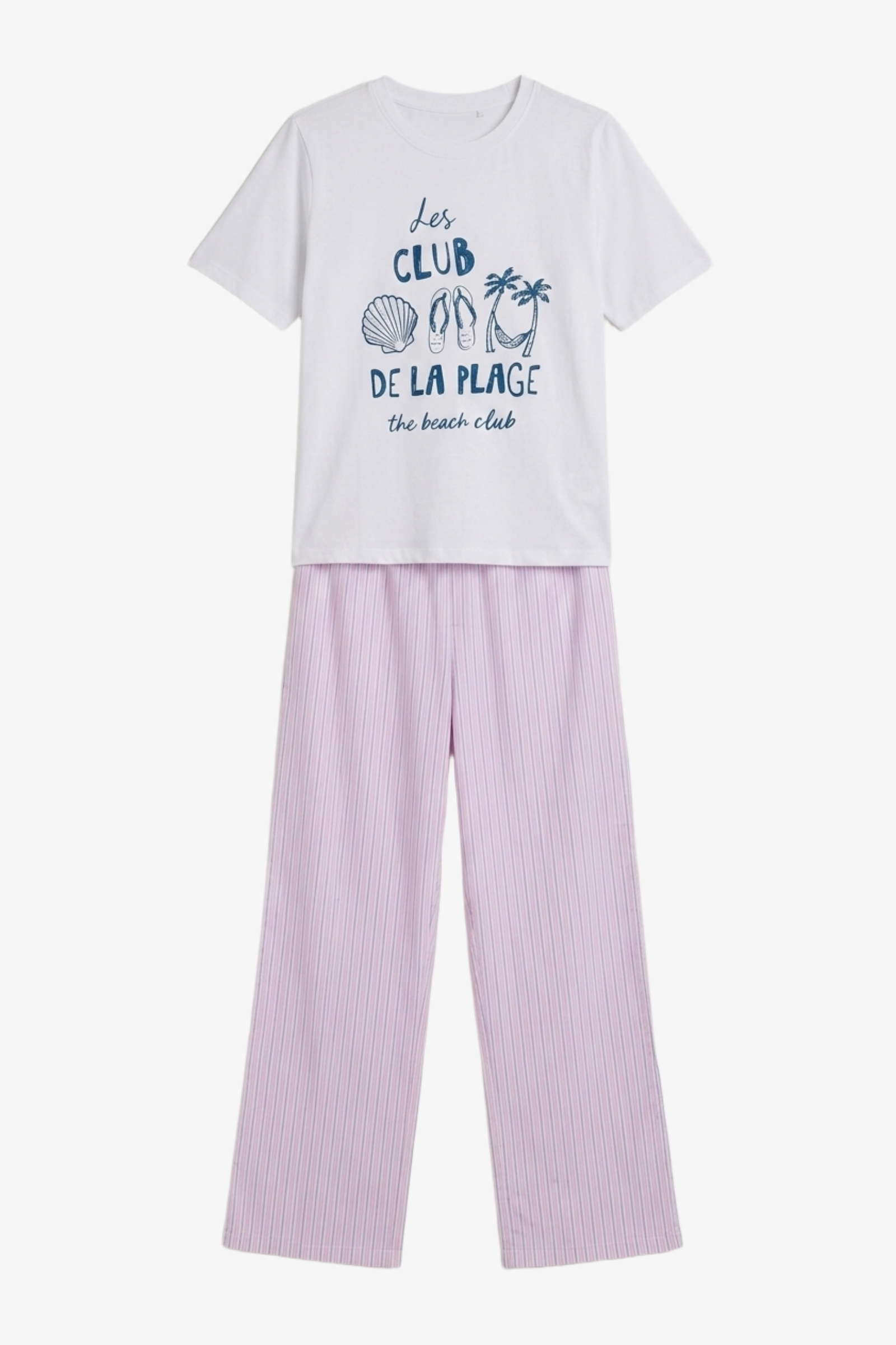 Double-Waistband Pyjama Set