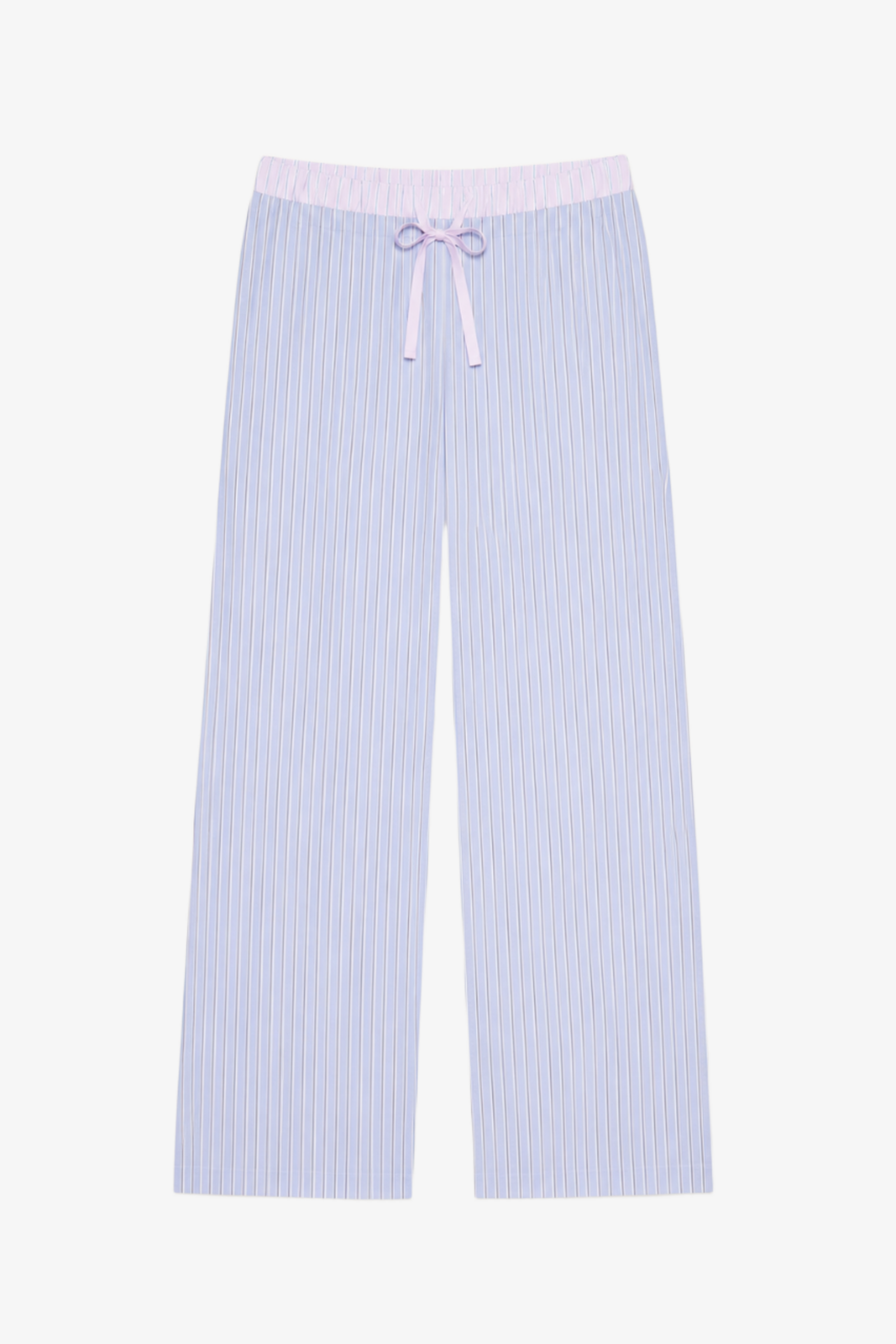 Contrast-Waist Pyjama Set