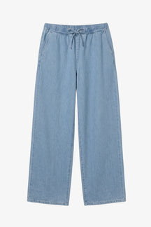 Drawstring Denim Pants