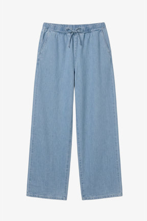 Drawstring Denim Pants