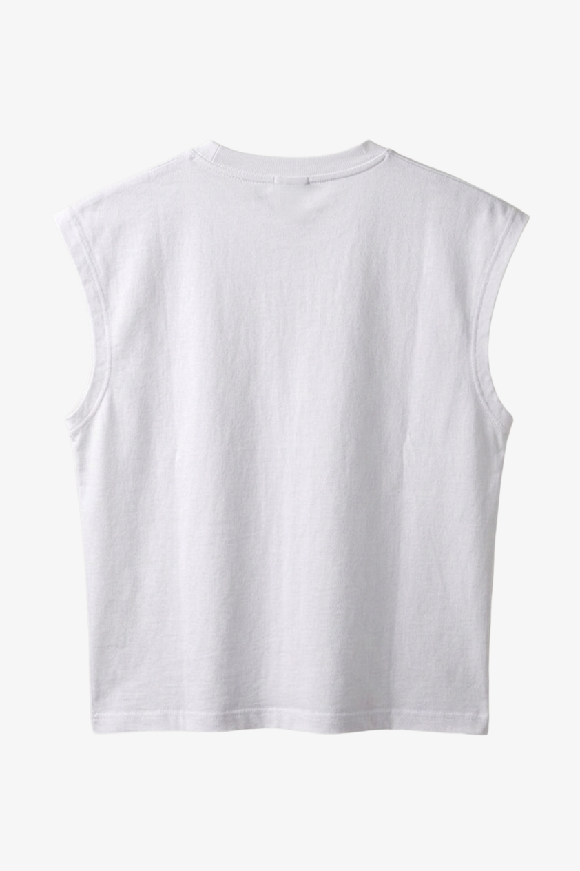 Sleeveless Cropped T-Shirt