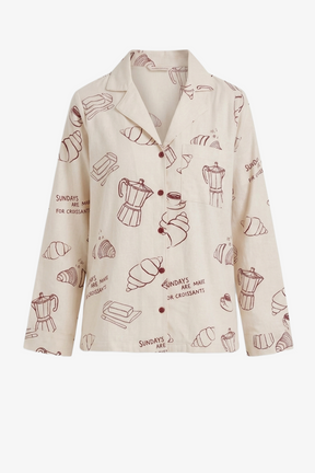 Breakfast Print Pyjama
