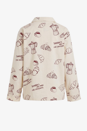 Breakfast Print Pyjama