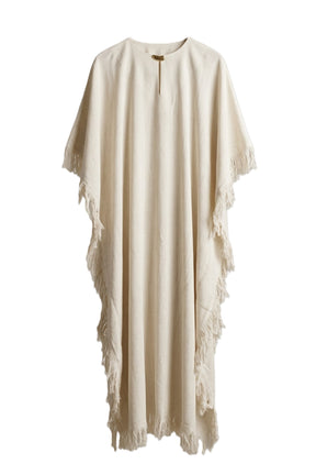 Fringed Trim Maxi Dress