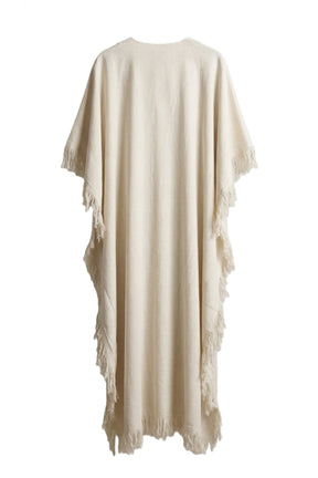 Fringed Trim Maxi Dress