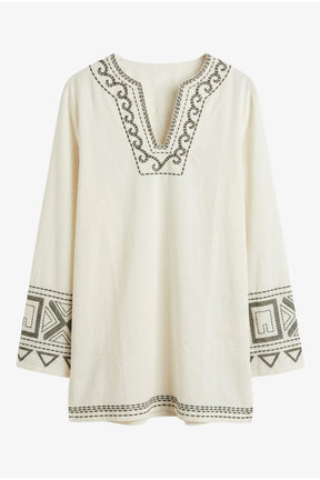 Embroidered Beach Dress