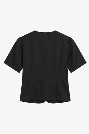 Button-Up Tailored Top