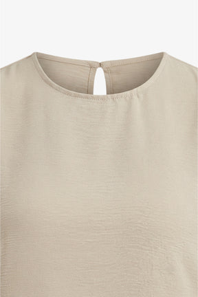 Keyhole Back Closure Blouse