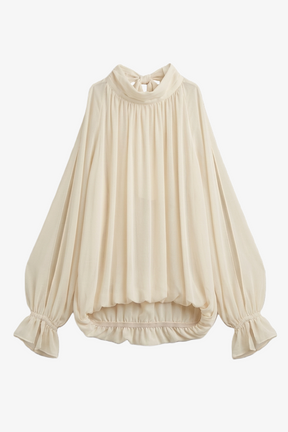 Cold-Shoulder Sleeve Blouse