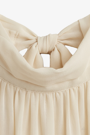 Cold-Shoulder Sleeve Blouse