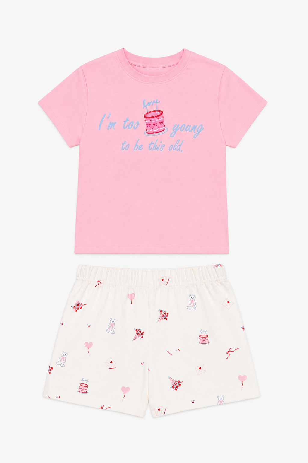 Girly Printed Pyjama Set