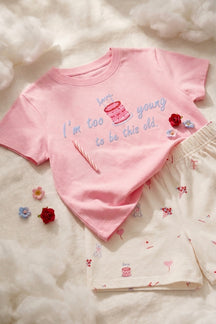Girly Printed Pyjama Set