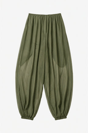 Strapless Balloon Beach Jumpsuit