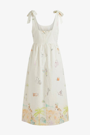 Tie-Strap Beach Dress