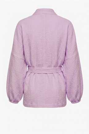 Puff-Sleeve Cardigan