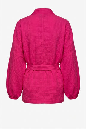 Puff-Sleeve Cardigan