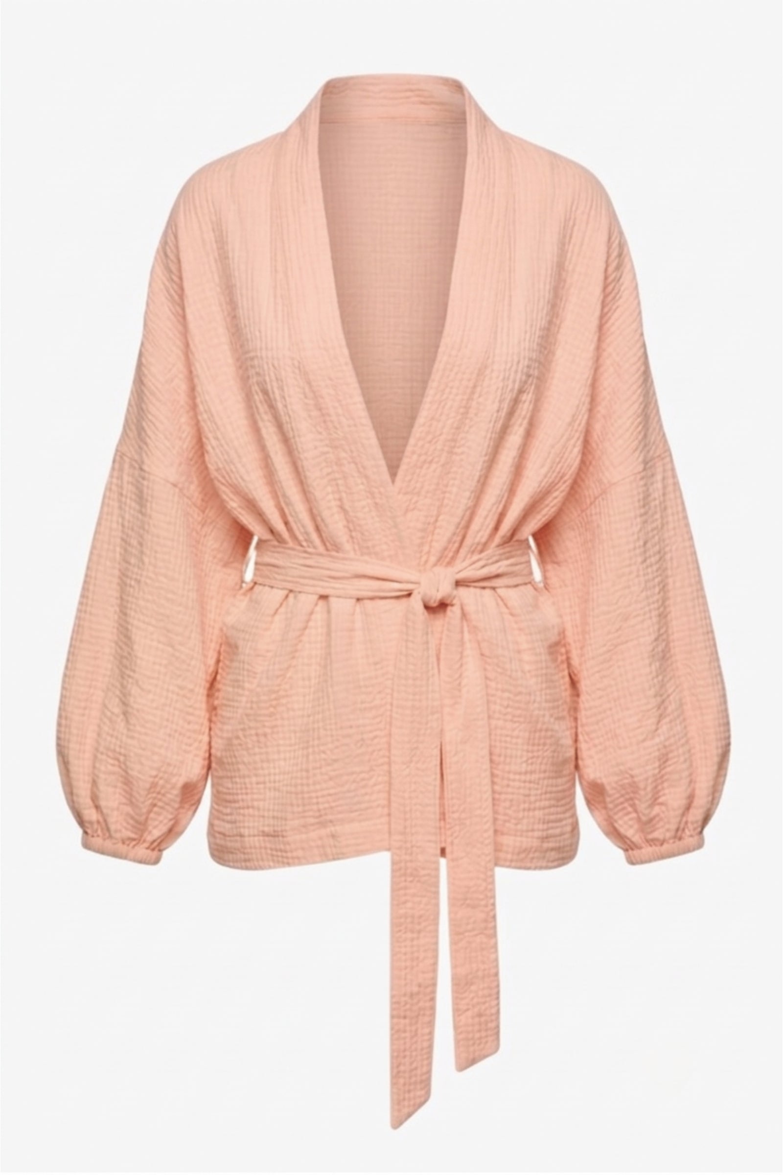 Puff-Sleeve Cardigan