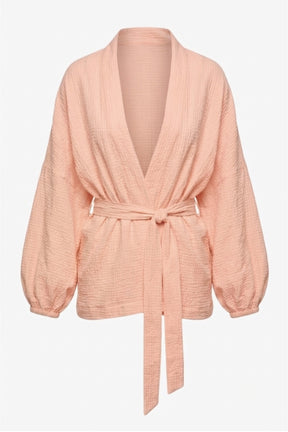 Puff-Sleeve Cardigan