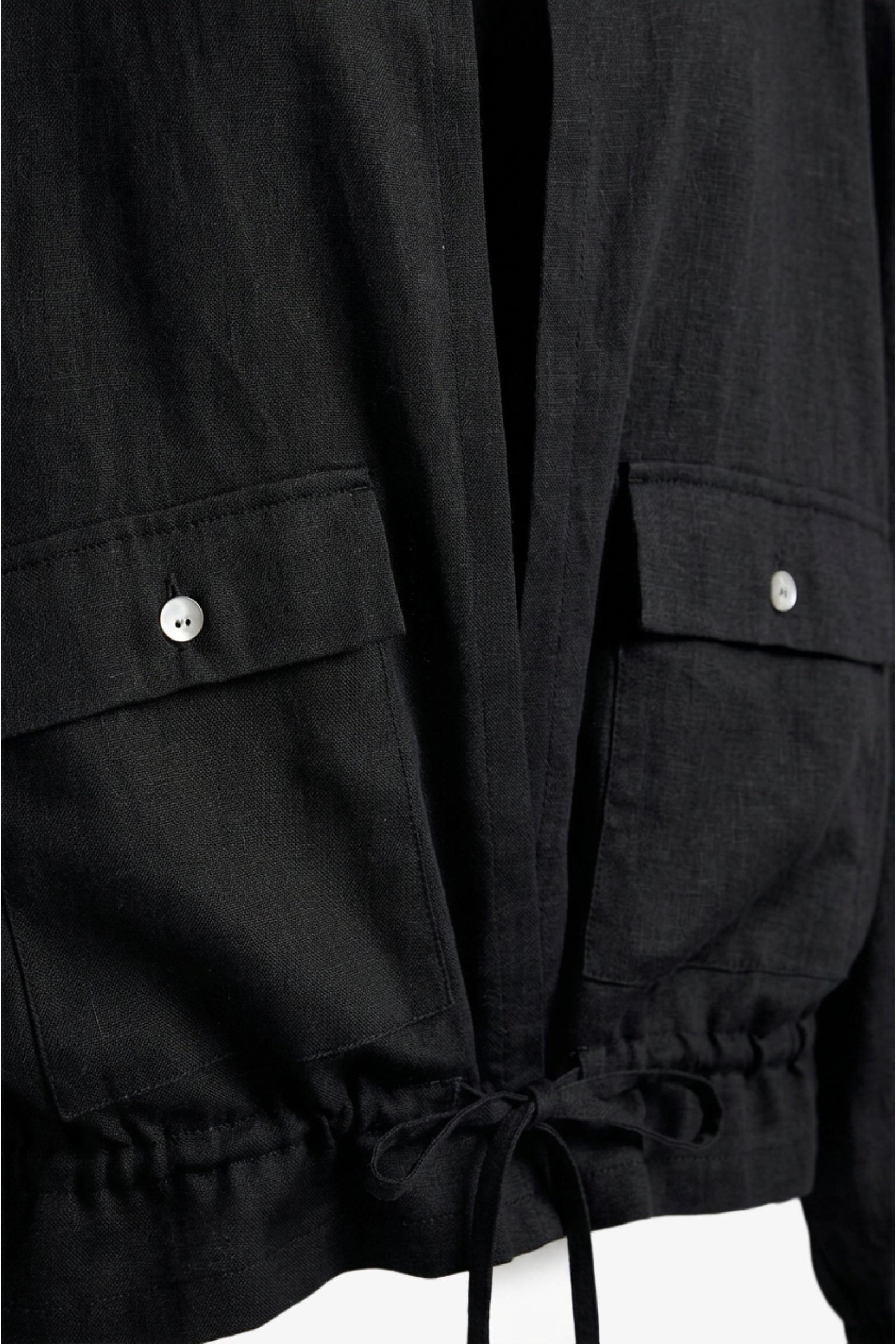 Drawstring Waist Shirt