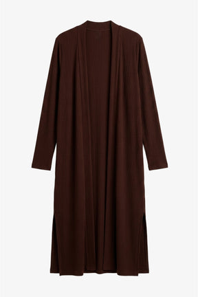 Ribbed Midi Cardigan