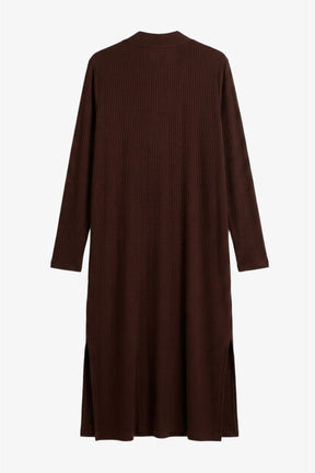 Ribbed Midi Cardigan