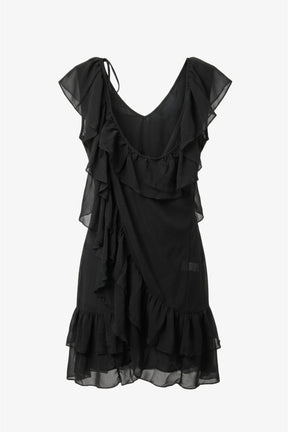 Flutter Sleeve Beach Dress