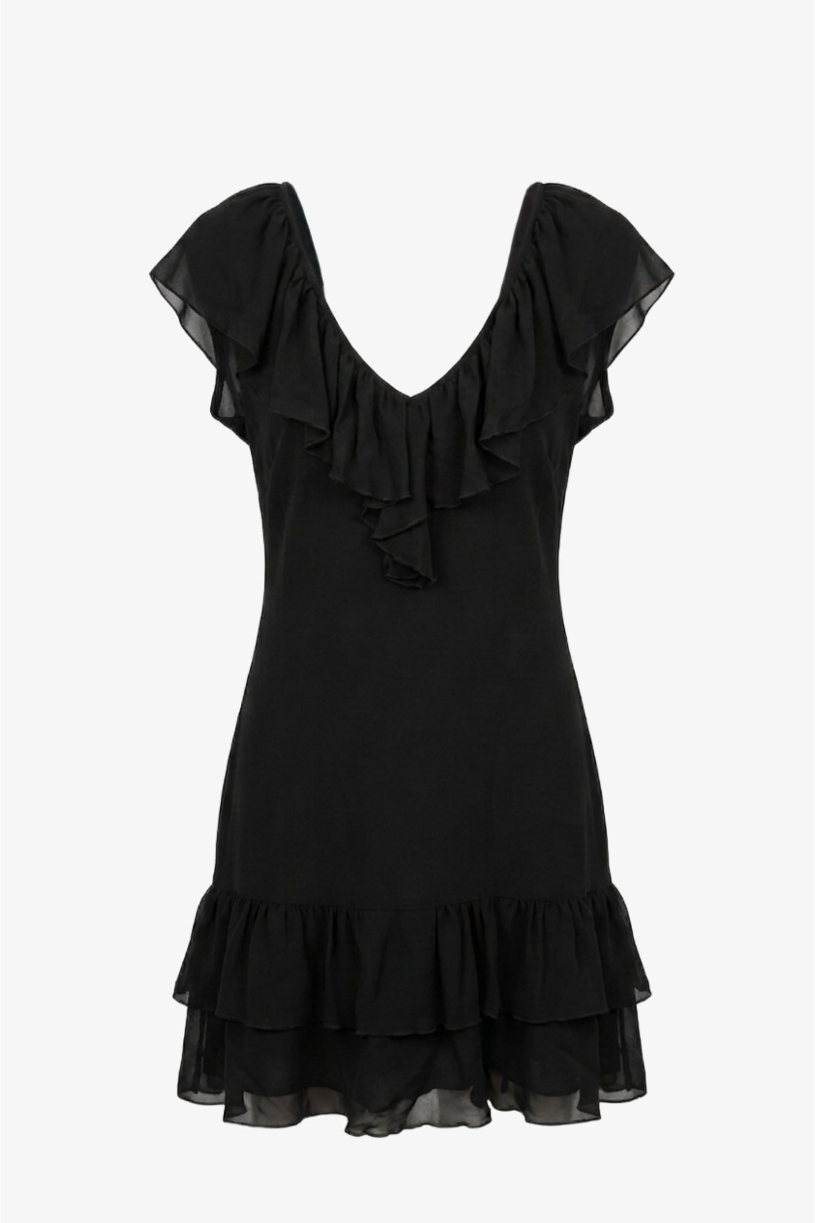 Flutter Sleeve Beach Dress