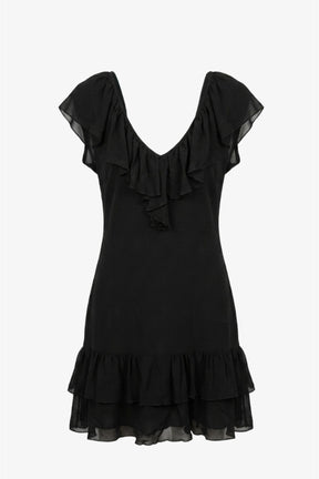 Flutter Sleeve Beach Dress
