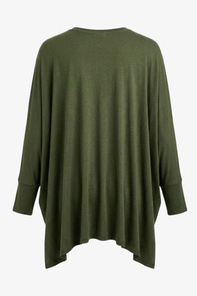 Flowy Asymmetric Poncho