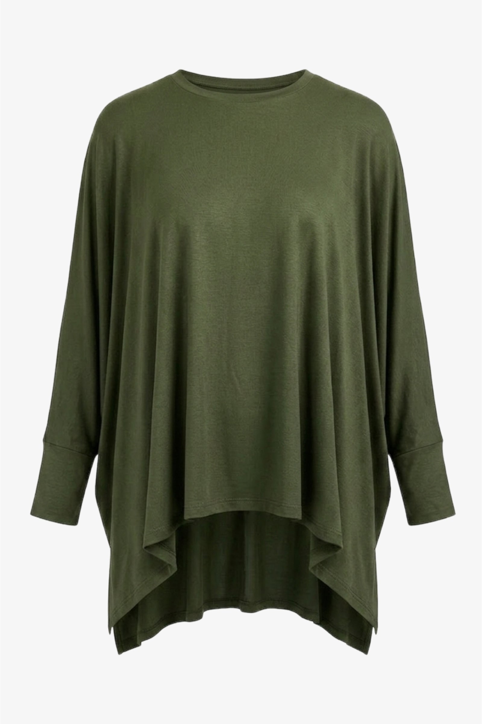 Flowy Asymmetric Poncho