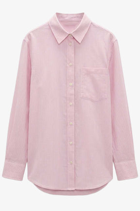 Chest-Pocket Striped Shirt