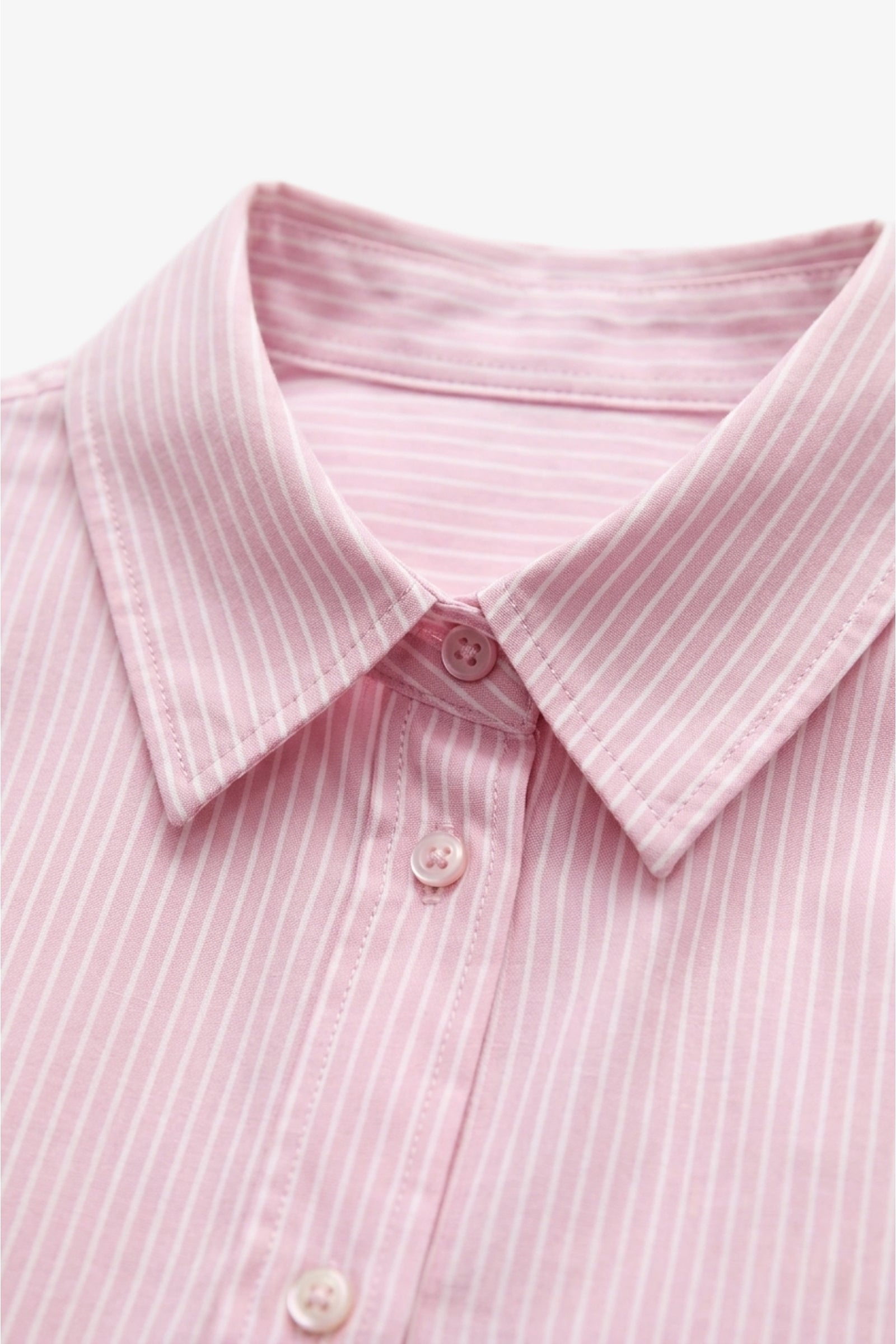 Chest-Pocket Striped Shirt