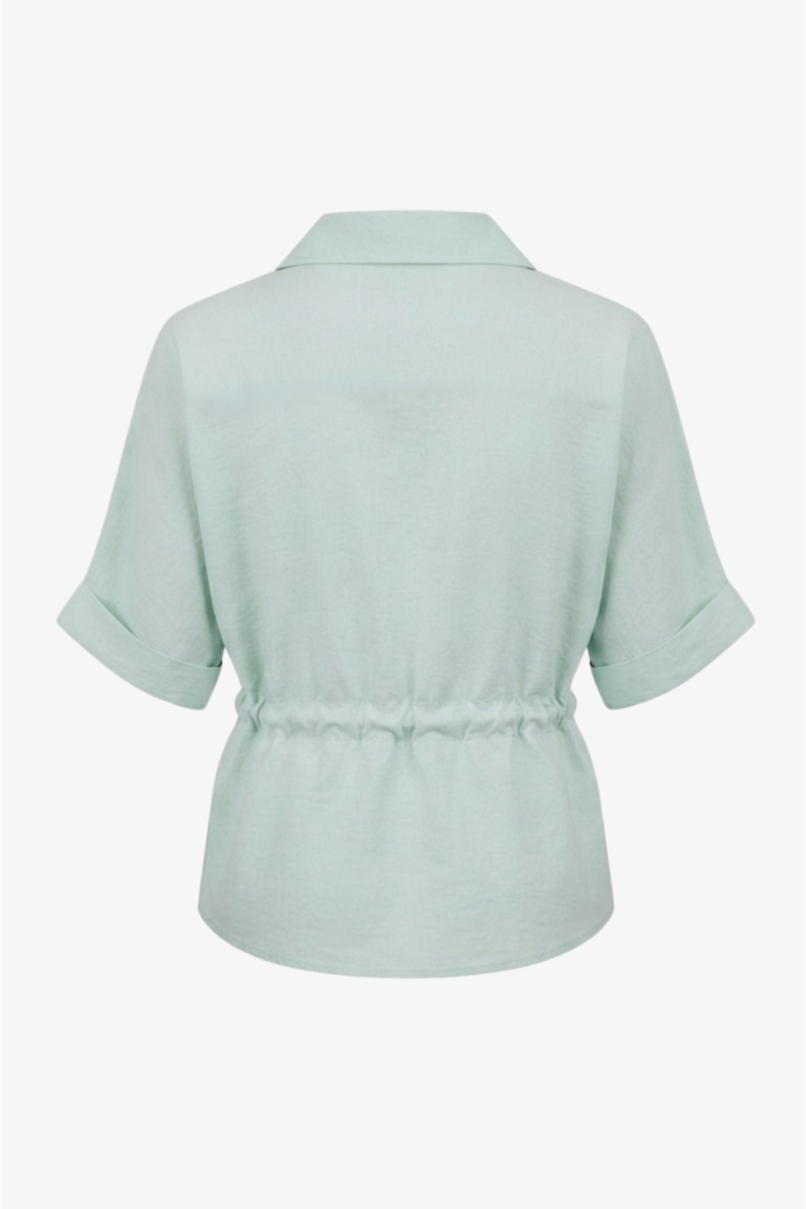 Drawstring Waist Lounge Shirt