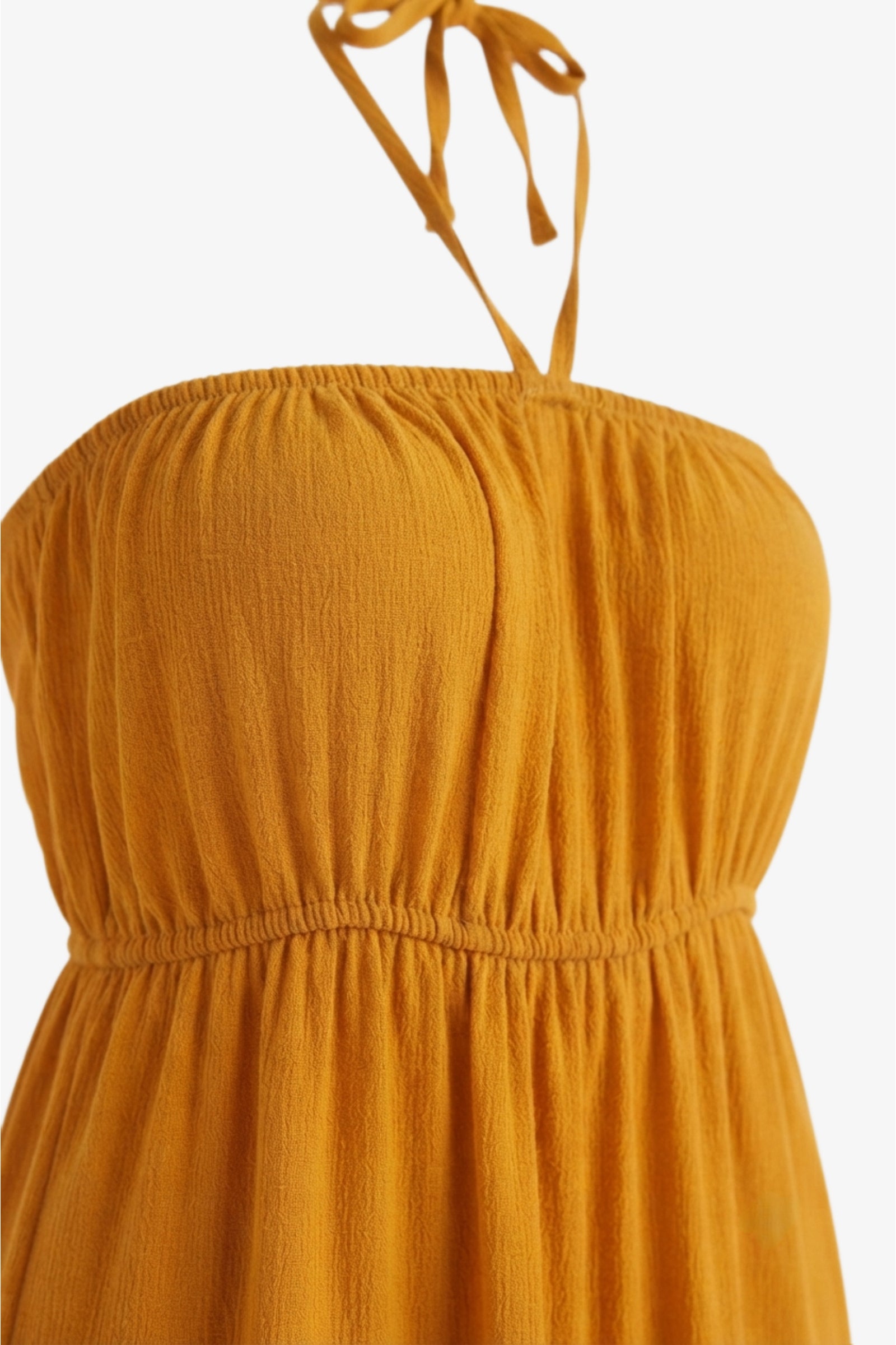 Halter Tiered Beach Dress