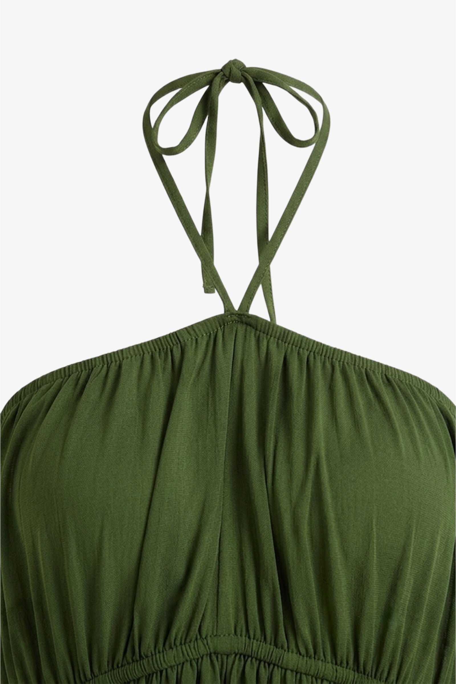 Halter Tiered Beach Dress