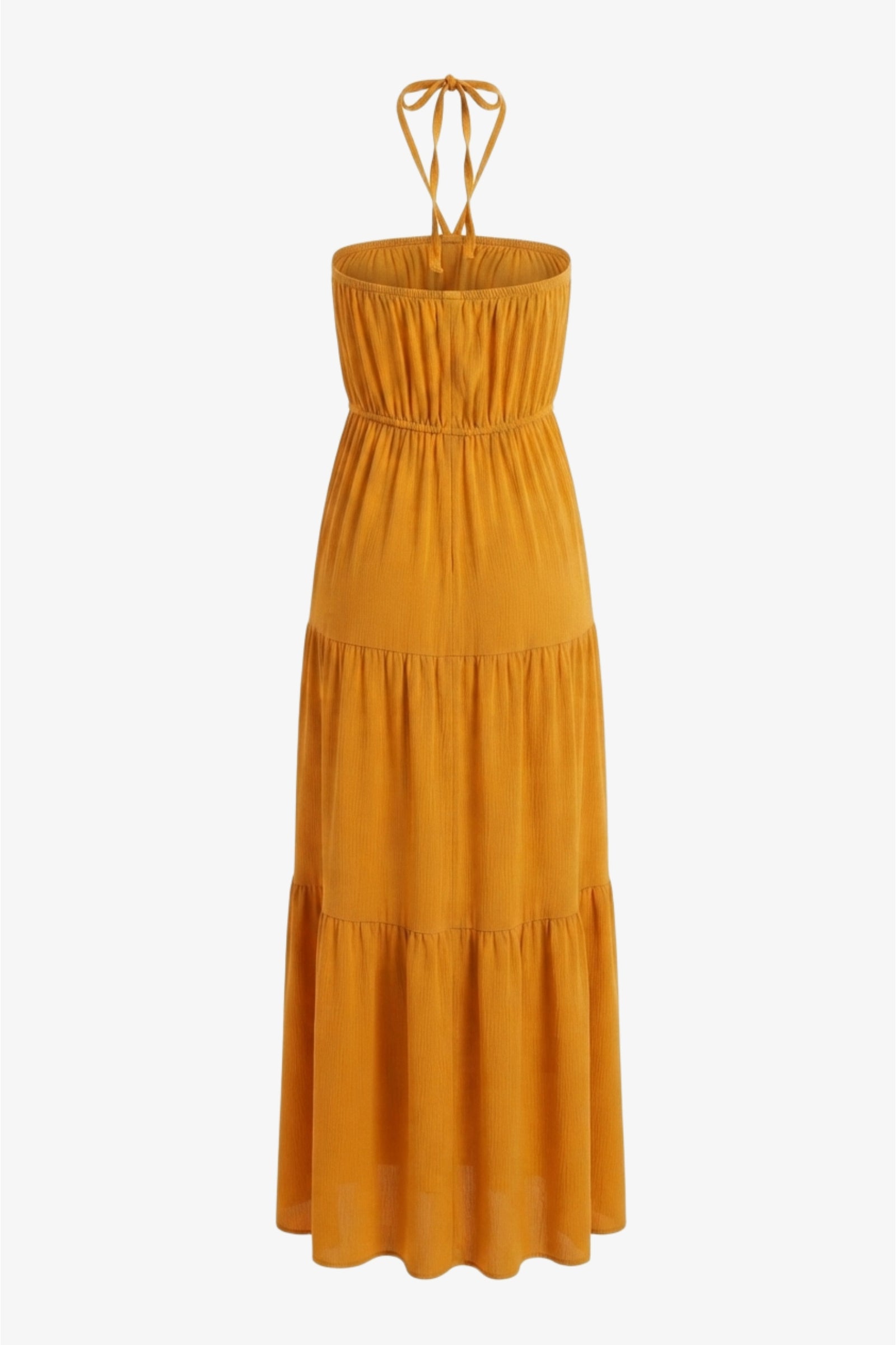 Halter Tiered Beach Dress