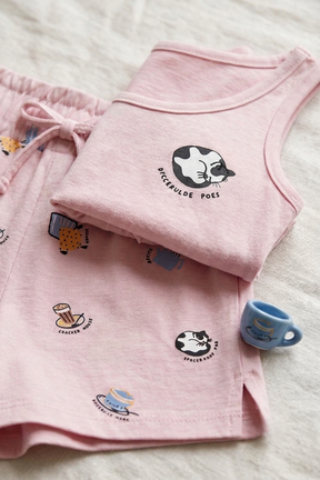 Girly Ruffled Hem Pyjama