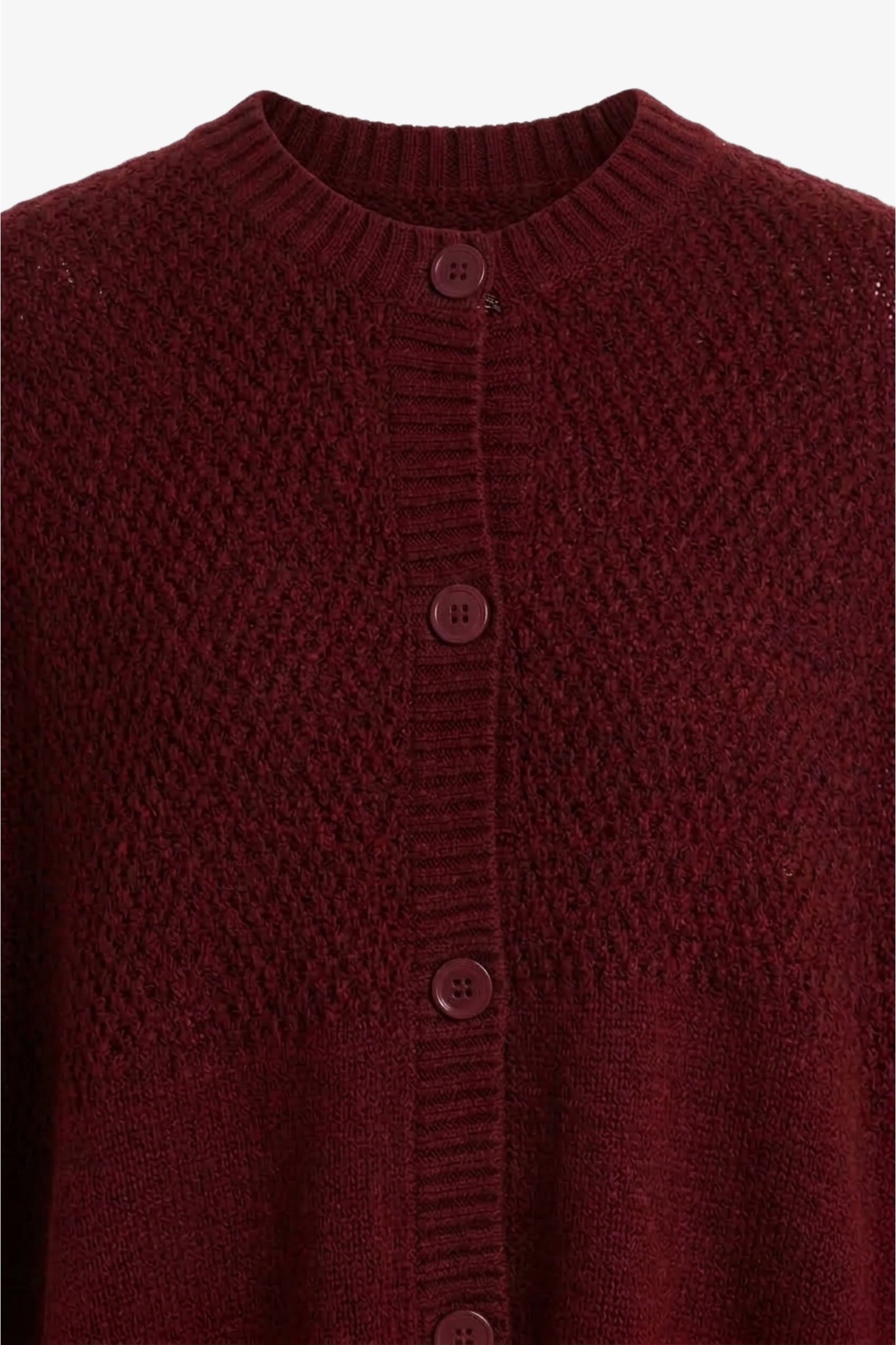 Asymmetric Button Front Poncho
