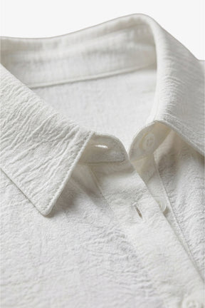 Crinkle Sleeveless Shirt