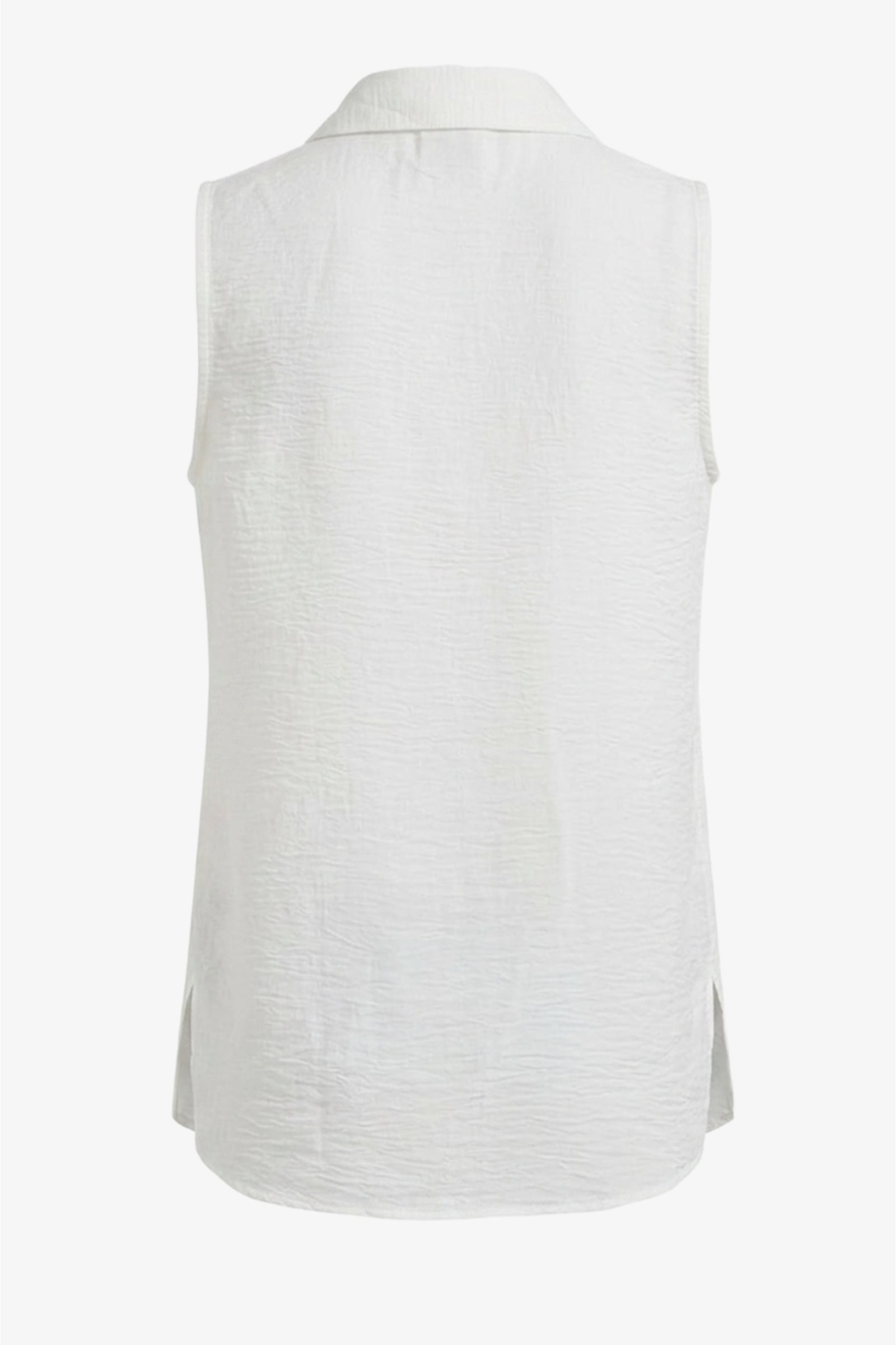 Crinkle Sleeveless Shirt