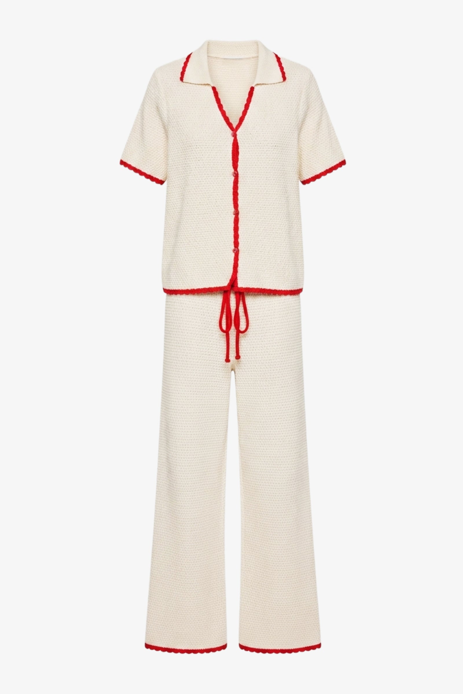 Contrast Trim Beach Set