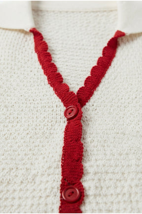 Contrast Trim Beach Set