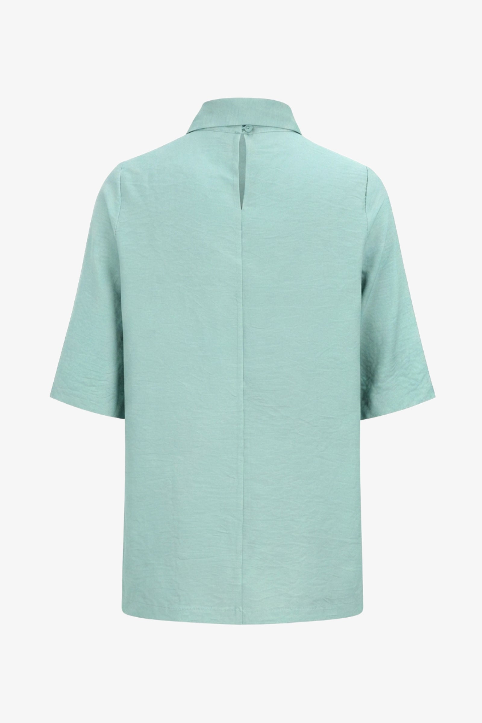 Scarf-Neck Blouse
