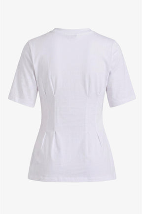 Pleated Peplum Top